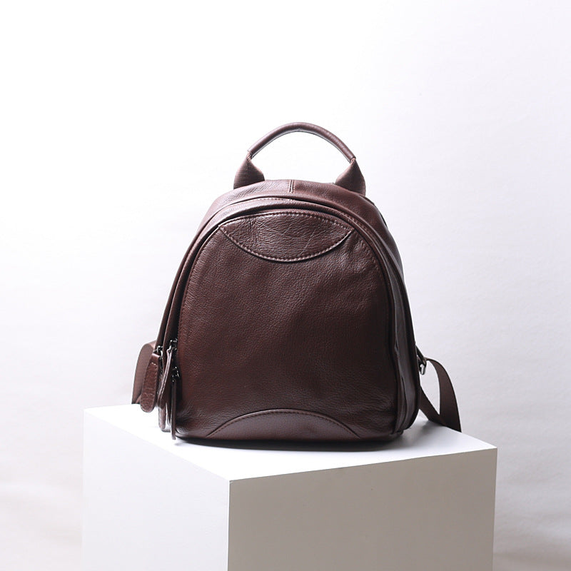 Women's Genuine Leather First Layer Cowhide Fashion Backpacks