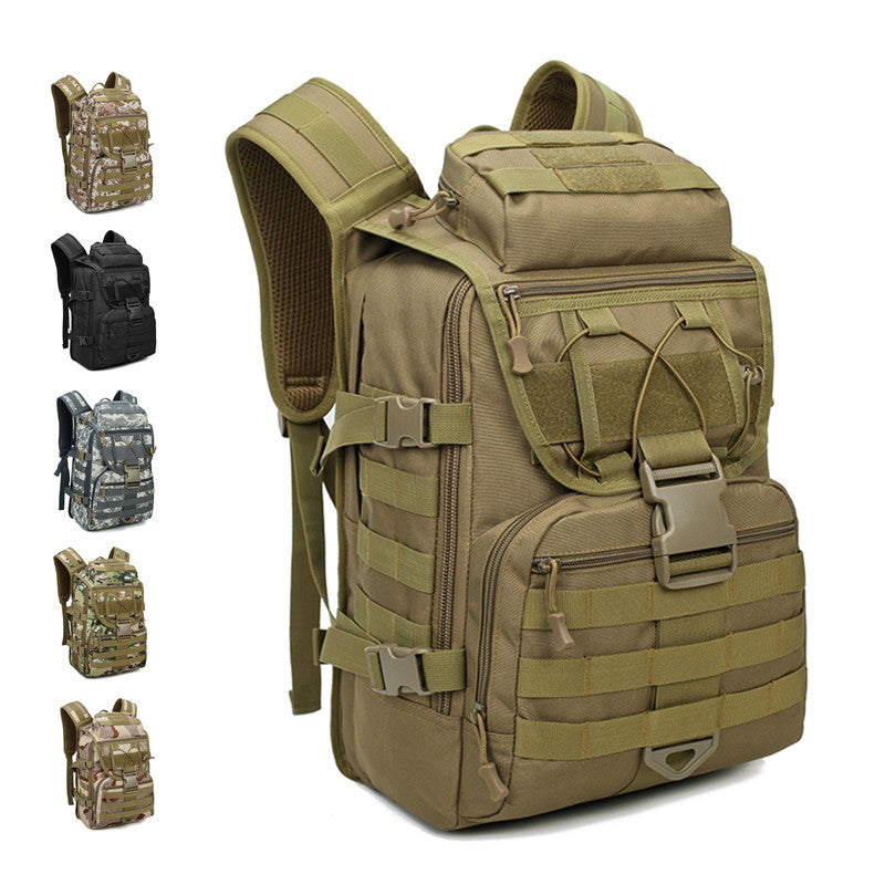Men's Waterproof Hiking Combat Army Camouflage Large Mountaineering Backpacks