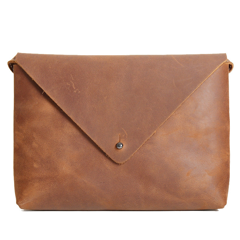 Women's & Men's & Mini Pouches Pure Top Layer Cowhide Shoulder Bags
