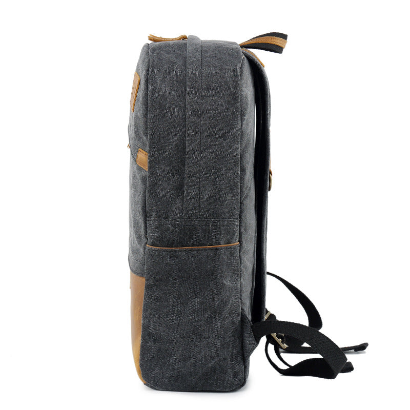 Men's S. C. Cotton Canvas Leisure Backpacks