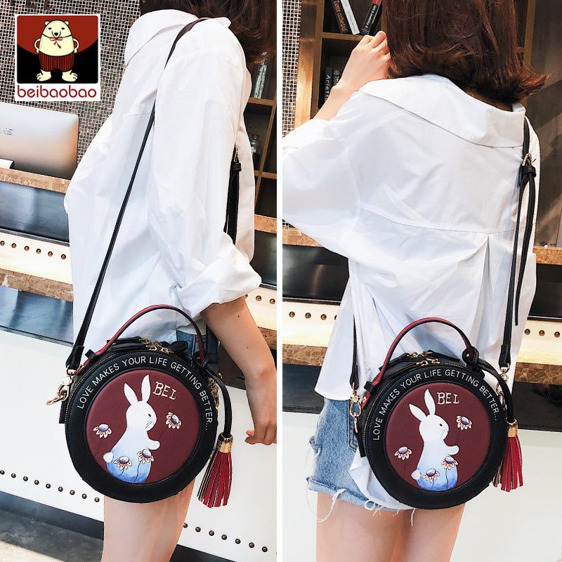 Women's Comfortable Attractive Source Korean Round Shoulder Bags