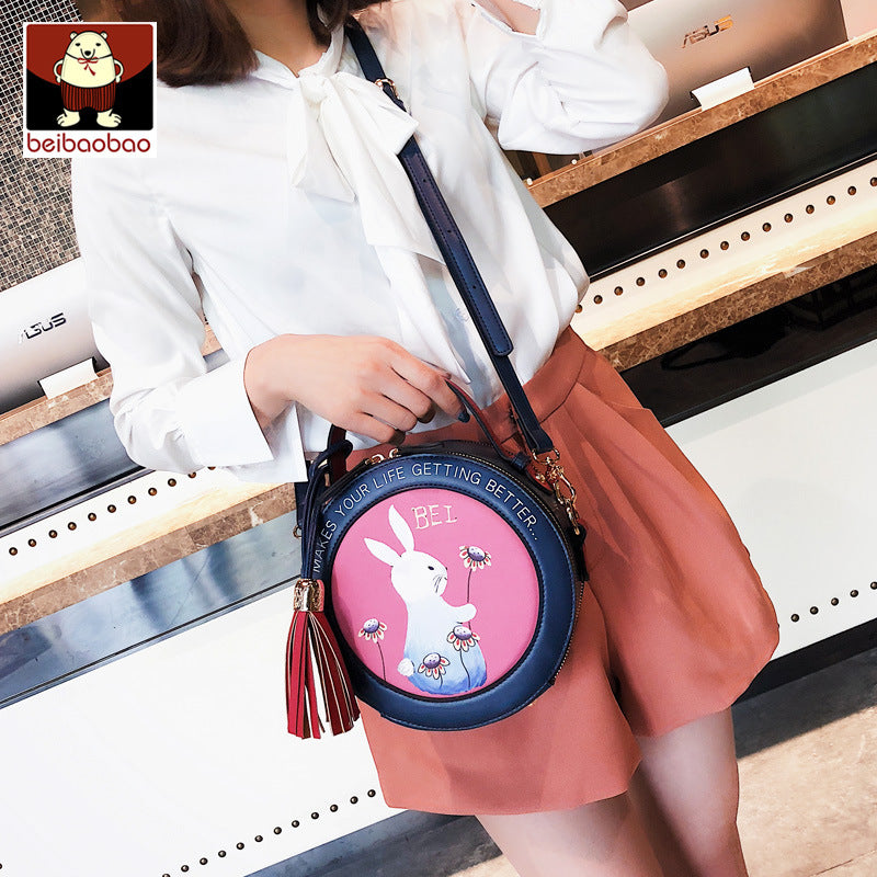 Women's Comfortable Attractive Source Korean Round Shoulder Bags