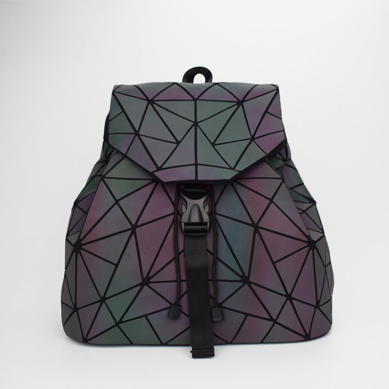 Women's Luminous Geometric Korean Style Stitching Fashion Bags