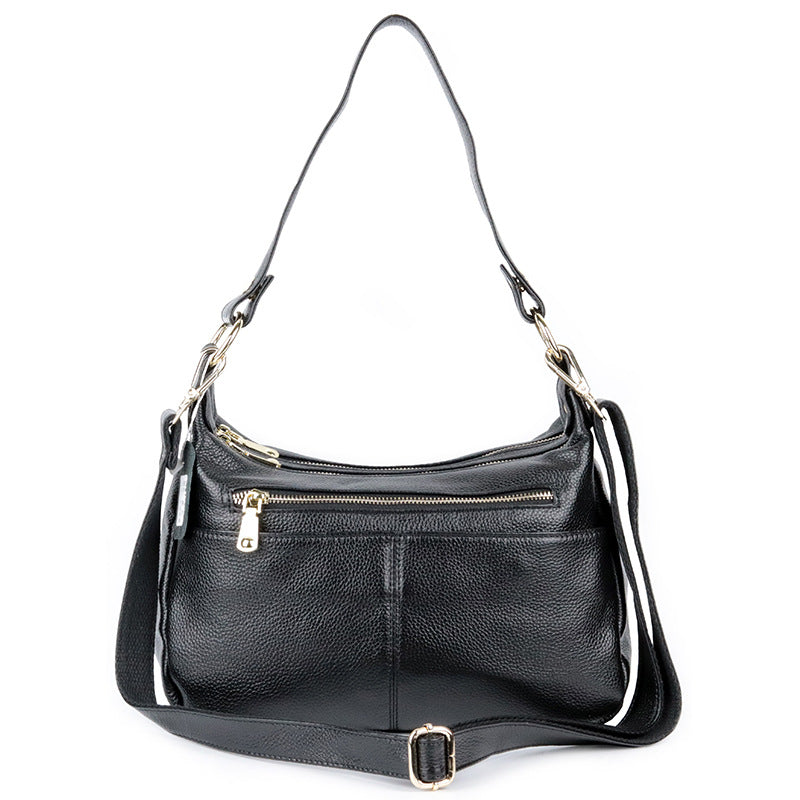 Women's Layer Cowhide Large Capacity Fashion Genuine Shoulder Bags