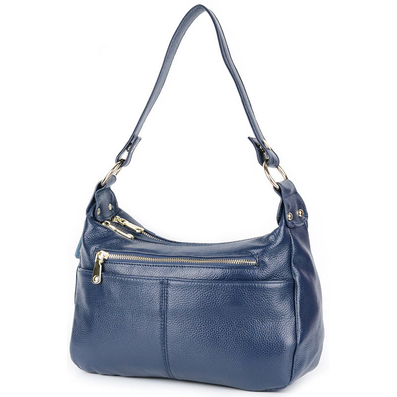 Women's Layer Cowhide Large Capacity Fashion Genuine Shoulder Bags