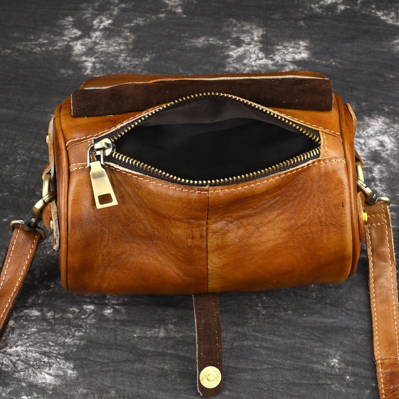 Women's Korean Style Fashion Retro Hand-rub Color Shoulder Bags