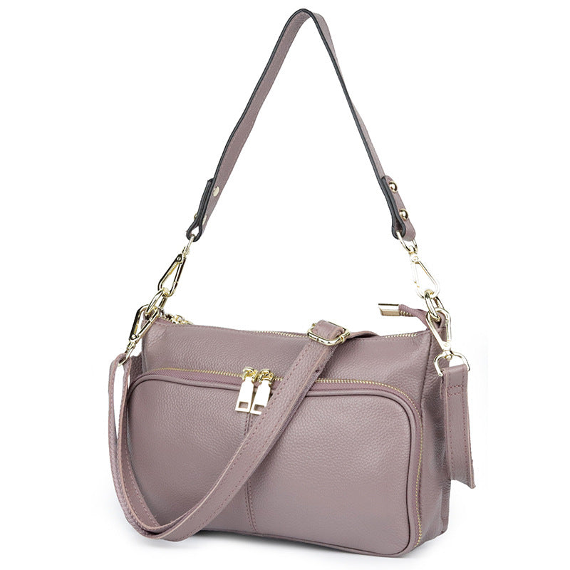 Women's Leather First Layer Cowhide Mom More Shoulder Bags