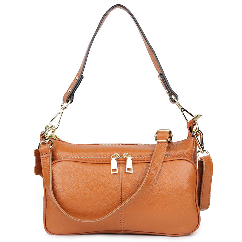 Women's Leather First Layer Cowhide Mom More Shoulder Bags