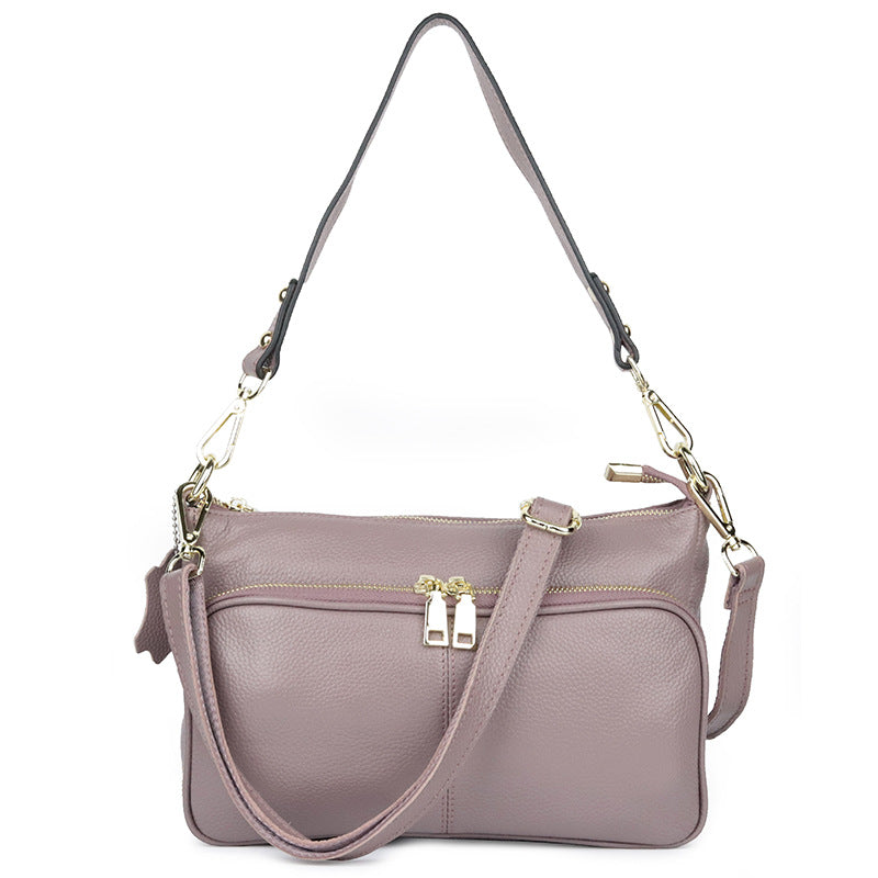 Women's Leather First Layer Cowhide Mom More Shoulder Bags