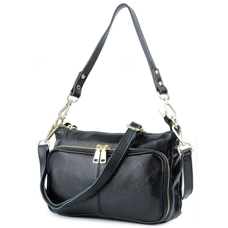 Women's Leather First Layer Cowhide Mom More Shoulder Bags