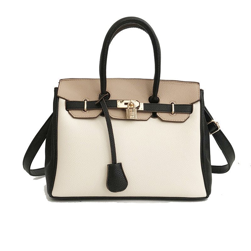 Women's Lychee Pattern Fashion Large Bridal Kelly Shoulder Bags