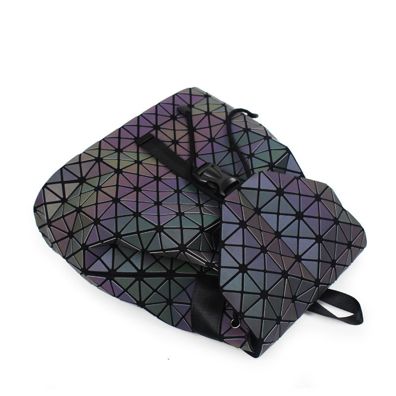 Women's Luminous Geometric Korean Style Stitching Fashion Bags