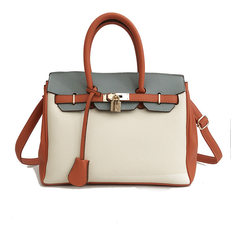 Women's Lychee Pattern Fashion Large Bridal Kelly Shoulder Bags
