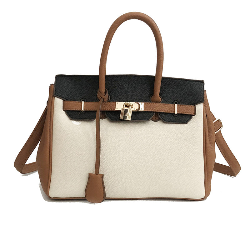 Women's Lychee Pattern Fashion Large Bridal Kelly Shoulder Bags