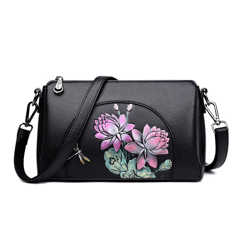 Women's Summer Fashion Soft Leather Mother Personalized Crossbody Bags