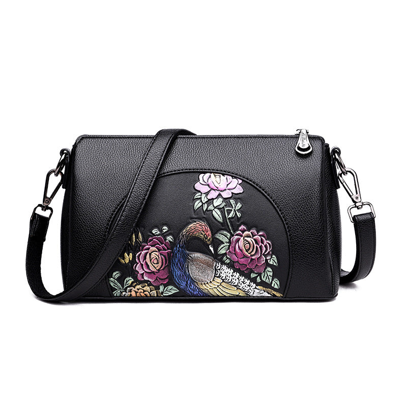 Women's Summer Fashion Soft Leather Mother Personalized Crossbody Bags