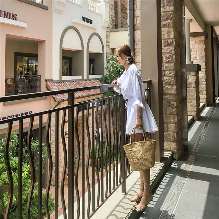 Women's Slouchy Versatile Straw Practical Beach Shoulder Bags
