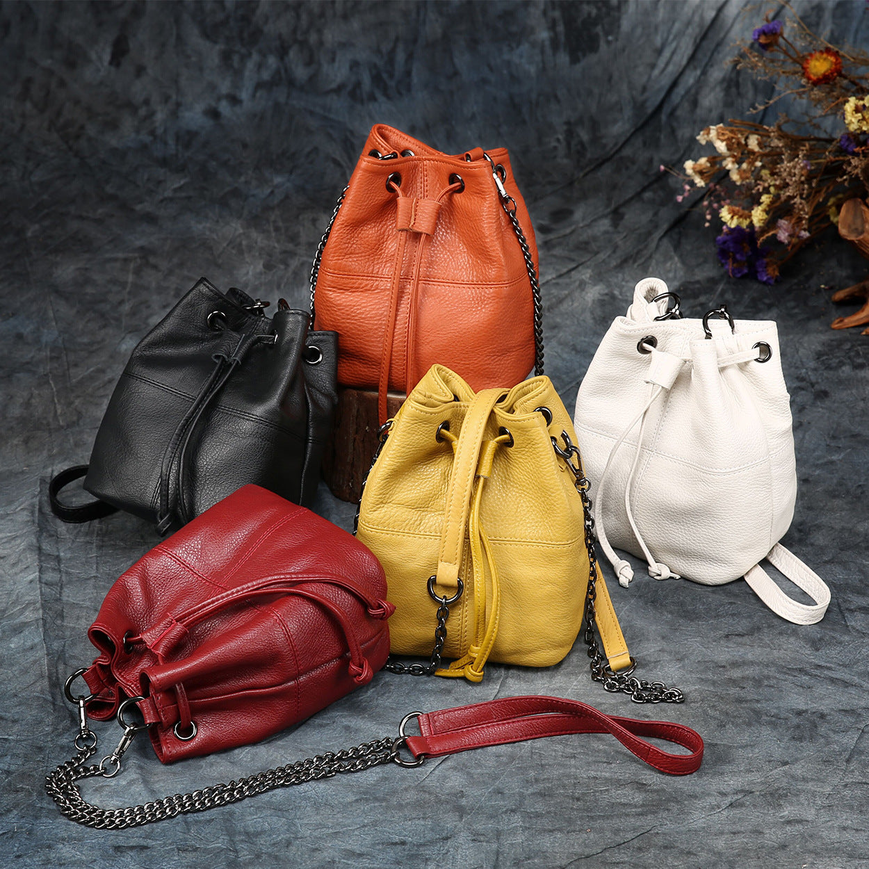 Popular Mini Chain Genuine Leather Fashion Shoulder Bags