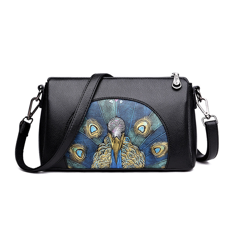 Women's Summer Fashion Soft Leather Mother Personalized Crossbody Bags