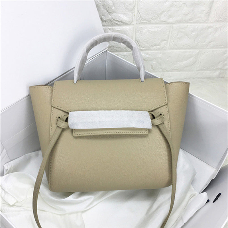 Women's Palm Print Catfish Cowhide Wings Style Shoulder Bags