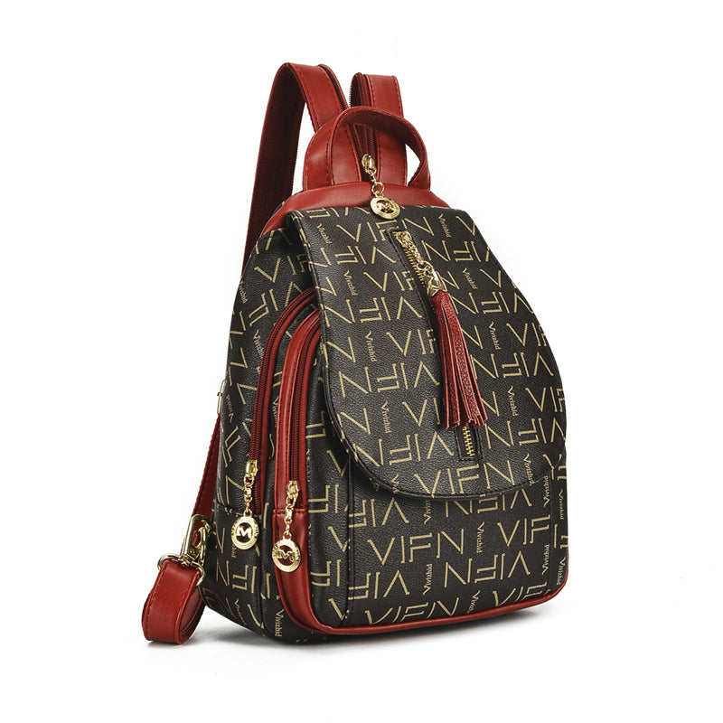 Attractive Women's Glamorous Creative Trendy Oblique Backpacks