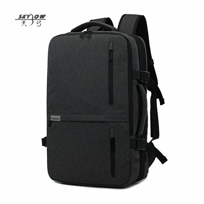 Korean Style Fashion Oxford Zipper Large Backpacks