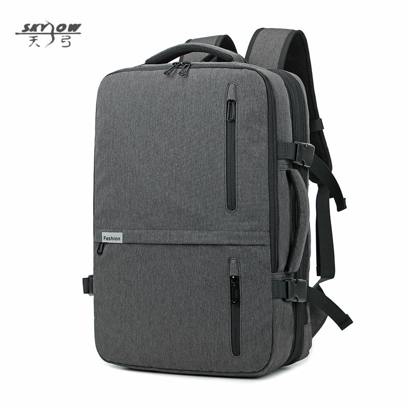 Korean Style Fashion Oxford Zipper Large Backpacks