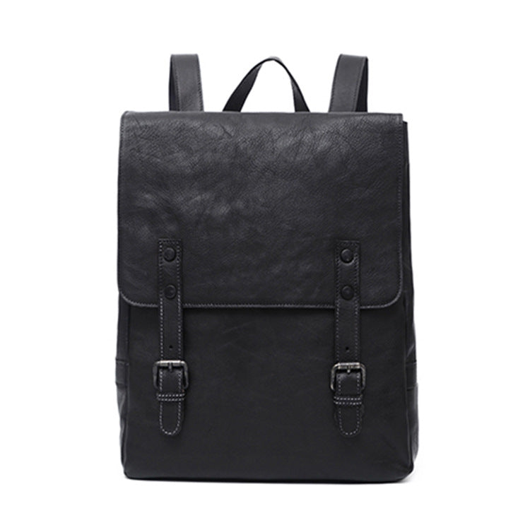Men's Genuine Leather Vintage Fashion Cowhide Breathable Backpacks