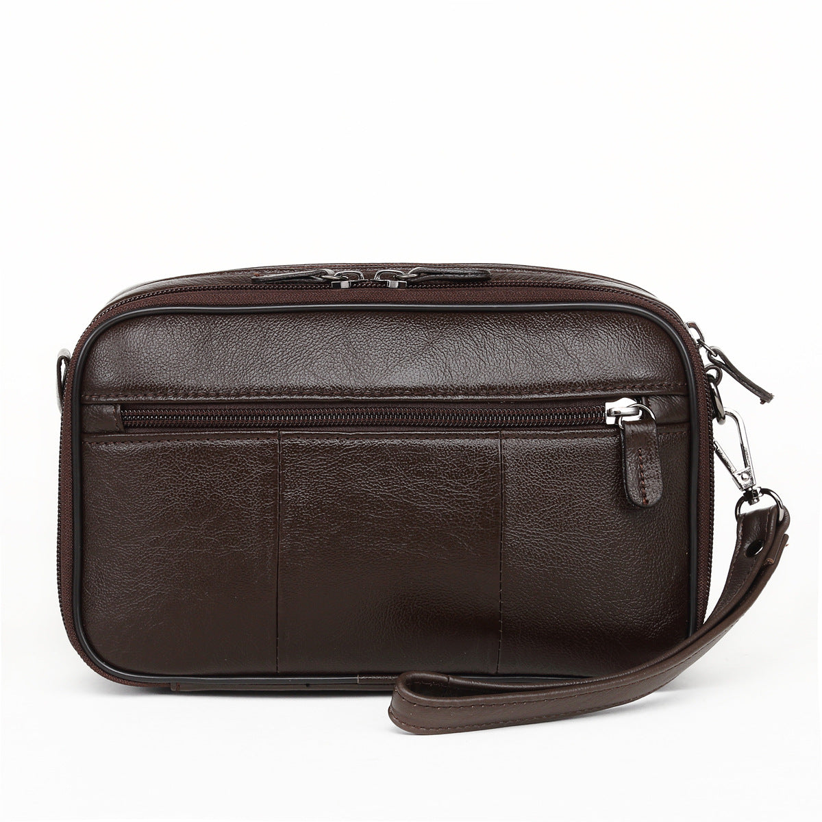Men's Business Long Top Layer Cowhide Clutch Men's Handbags