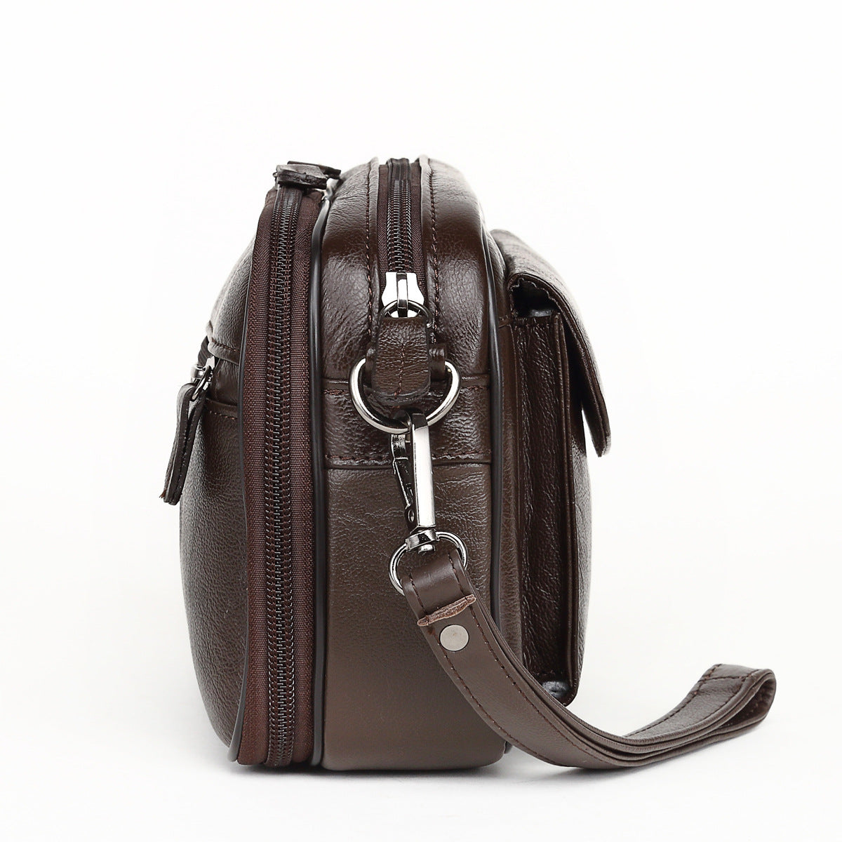 Men's Business Long Top Layer Cowhide Clutch Men's Handbags