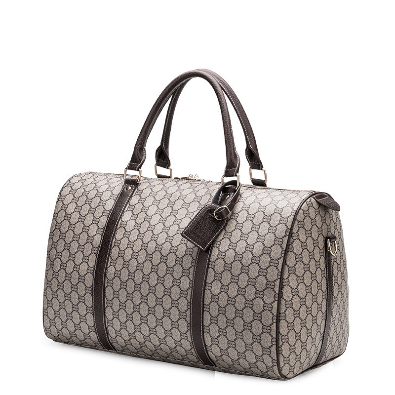 Men's Fashion Joker Old Printing Personality Large Handbags