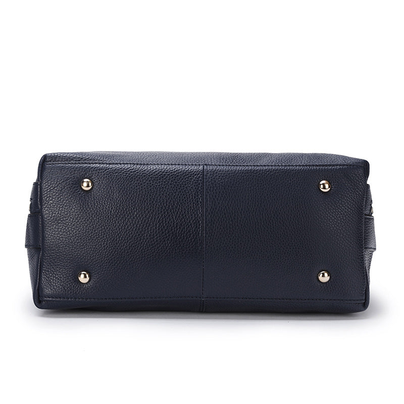 Durable Women's Handmade Braided Leather Mother Shoulder Bags