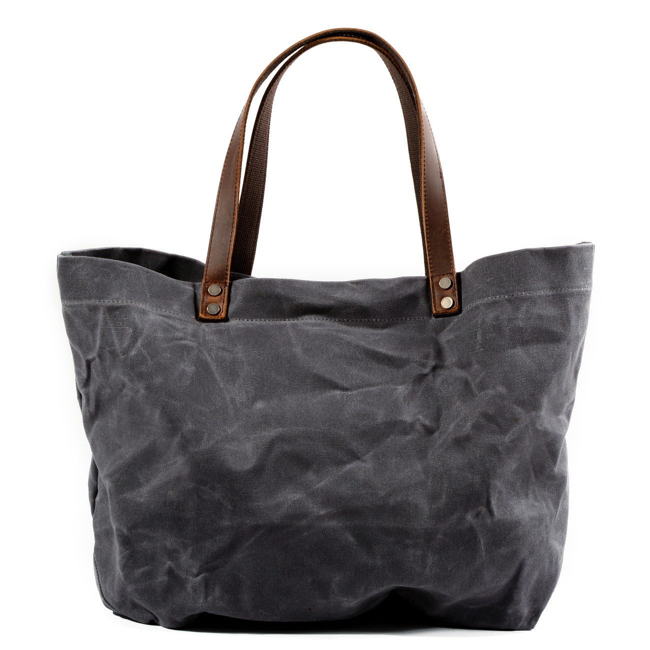 Women's & Men's & Canvas Simple Horizontal Retro Large Bags