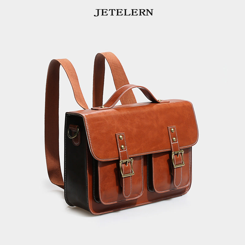 Women's & Men's & Fashion Vintage British Cambridge Business Handbags