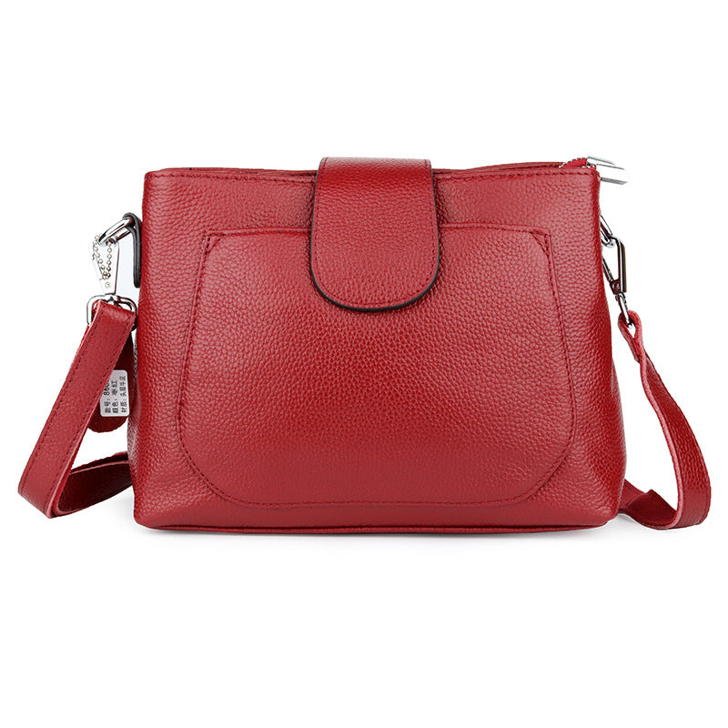 Women's Fashion Storage Genuine Leather First Layer Bags