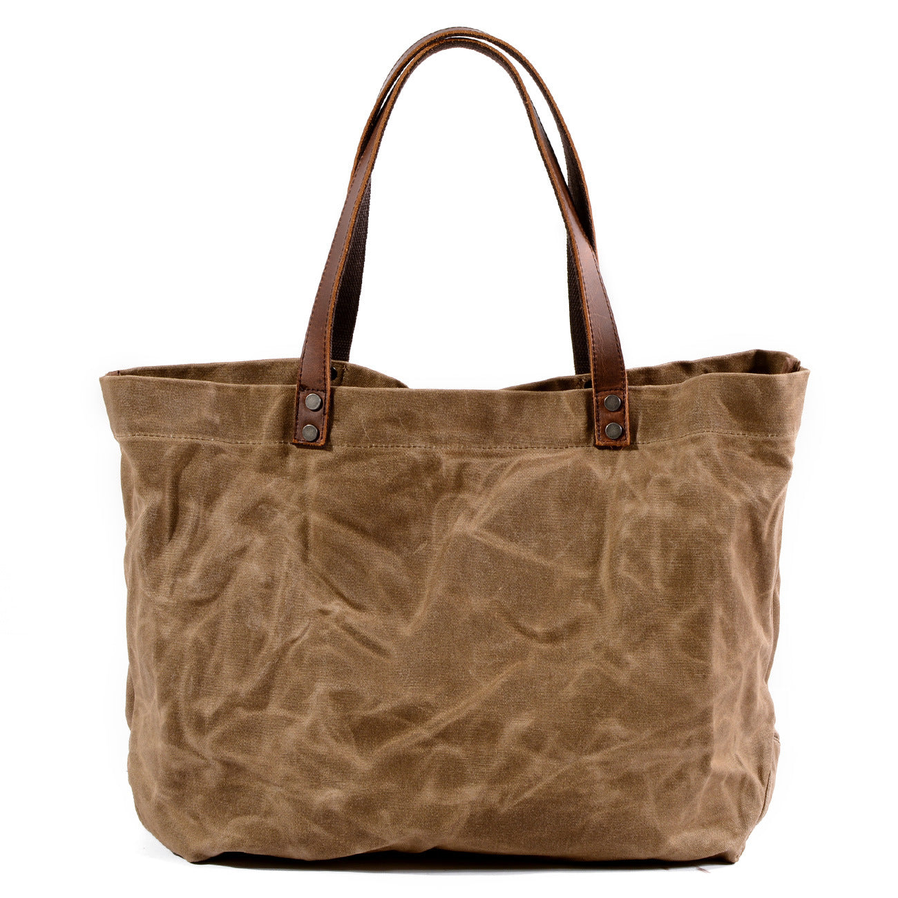 Women's & Men's & Canvas Simple Horizontal Retro Large Bags