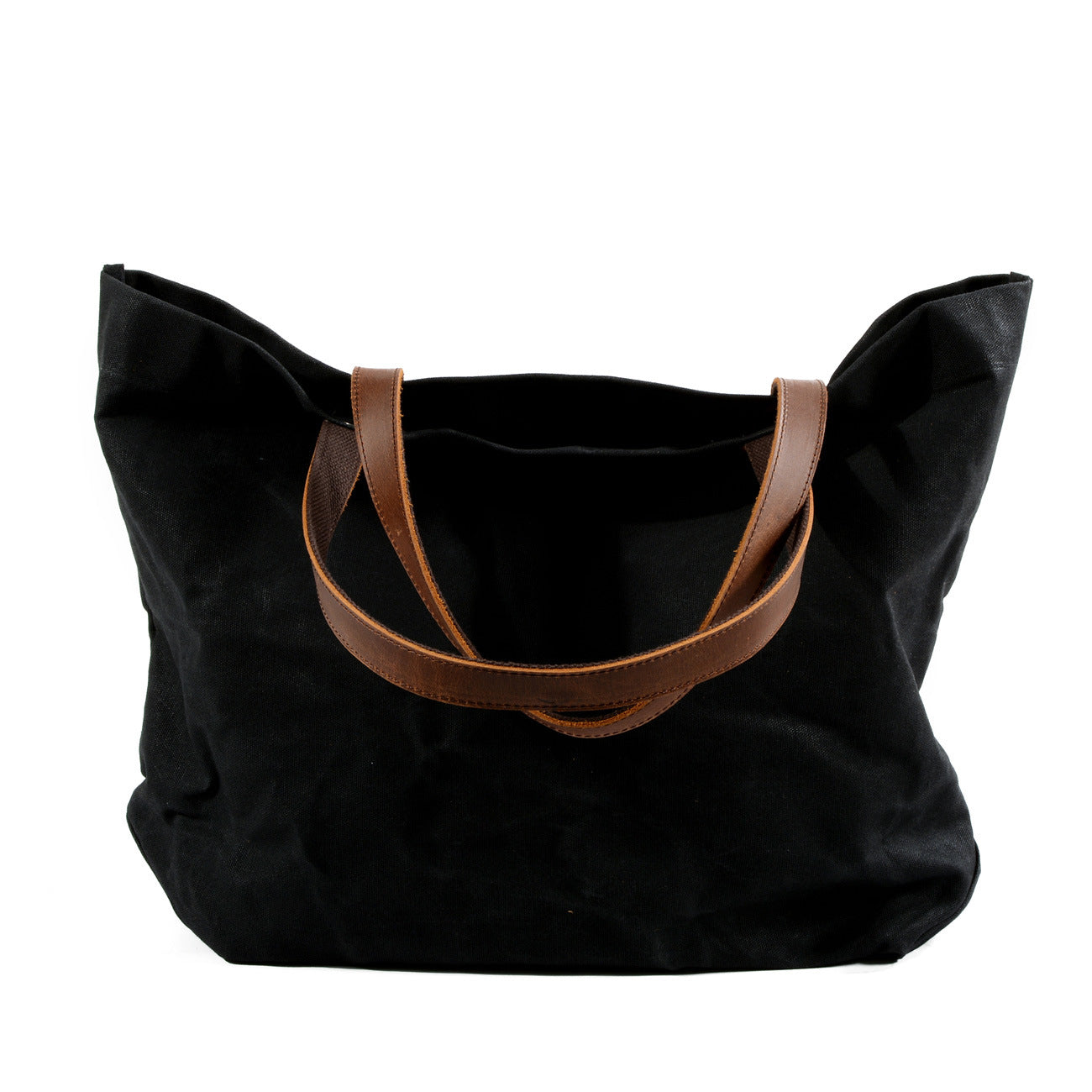Women's & Men's & Canvas Simple Horizontal Retro Large Bags
