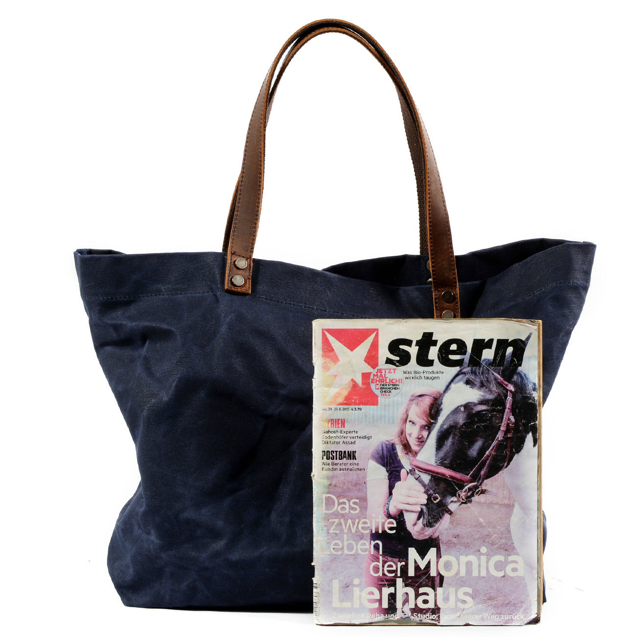 Women's & Men's & Canvas Simple Horizontal Retro Large Bags