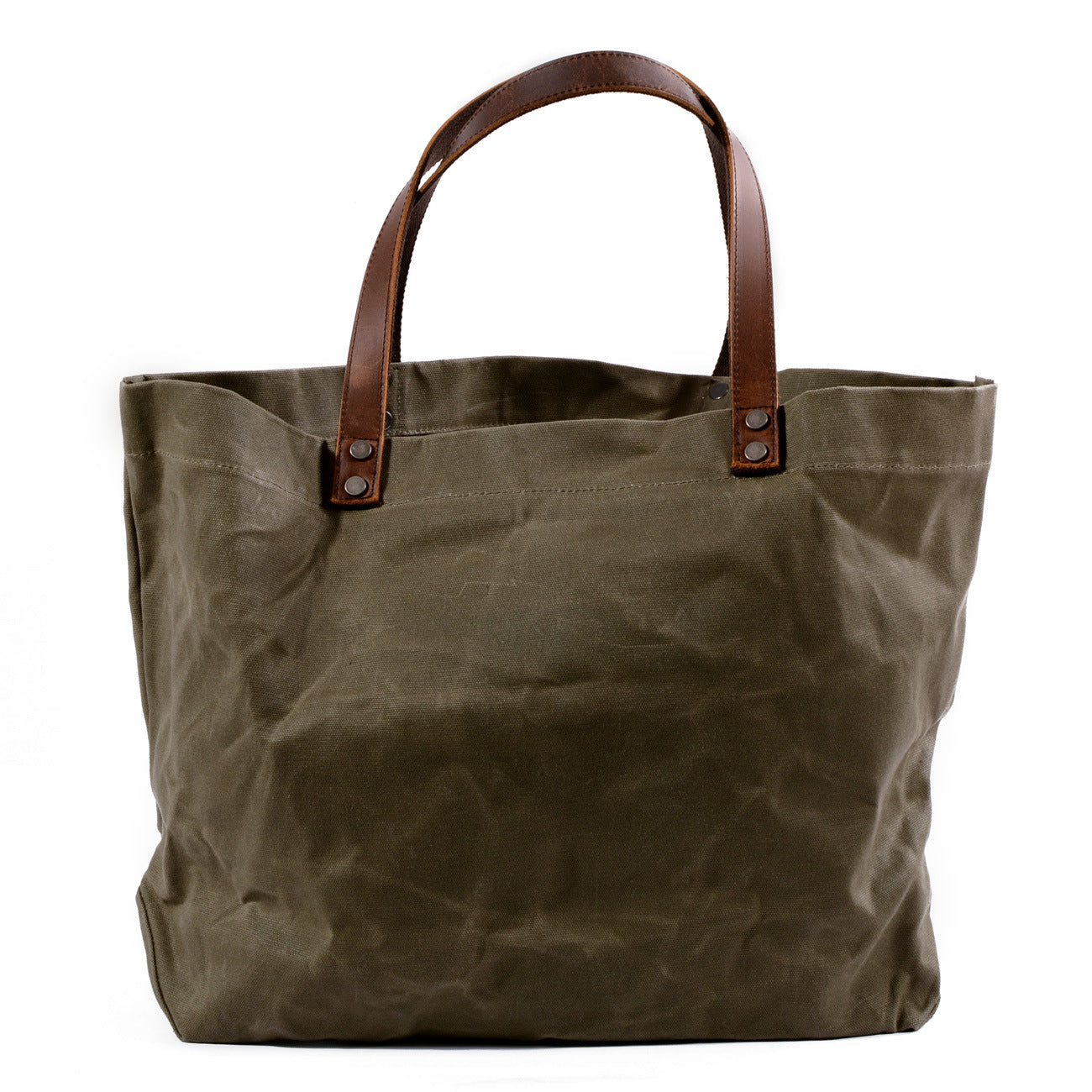 Women's & Men's & Canvas Simple Horizontal Retro Large Bags