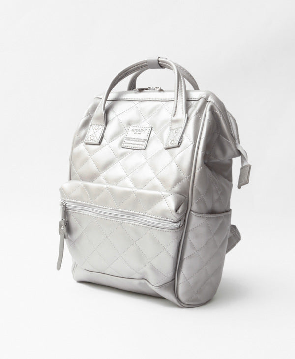 Women's Stylish Glamorous Leather Rhombus Printed Backpacks