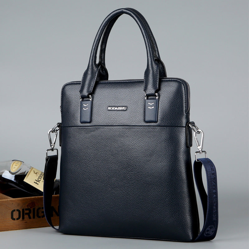 Men's Cool Kangaroo Large Capacity Business Vertical Handbags