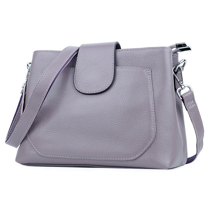 Women's Fashion Storage Genuine Leather First Layer Bags