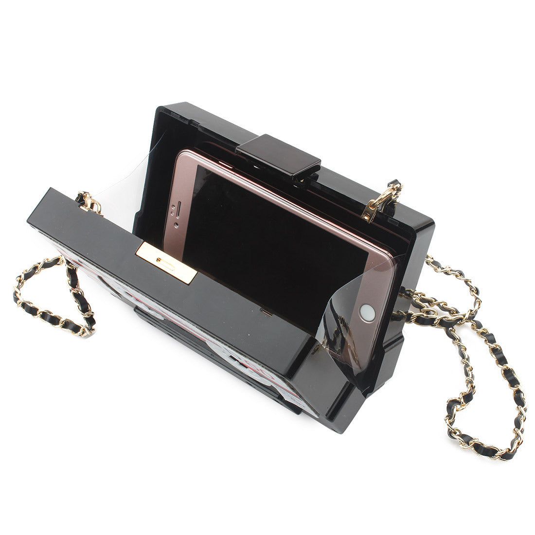 Fashion Acrylic Tape Type Dinner Clutch Evening Bags