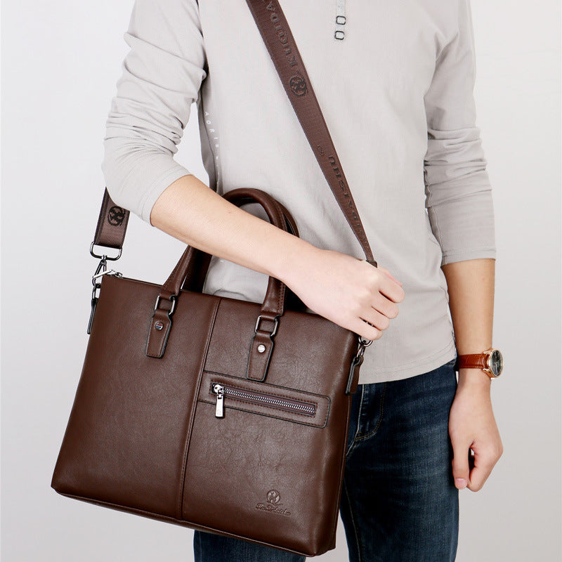 Men's Cool Kangaroo Computer Fashion Large Capacity Men's Handbags
