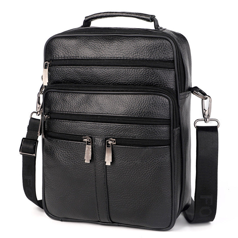 Men's Trendy Large Leather Business Hand Bags