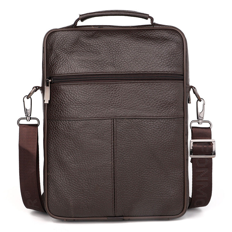 Men's Trendy Large Leather Business Hand Bags