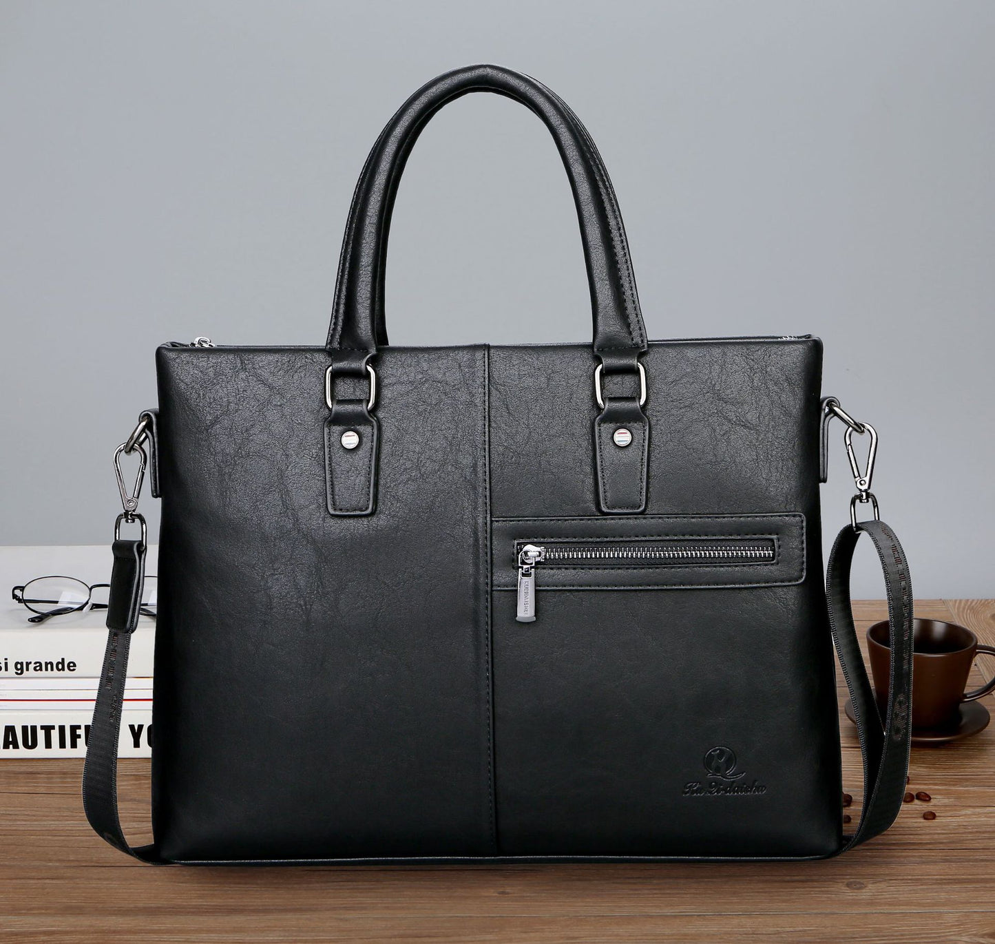 Men's Cool Kangaroo Computer Fashion Large Capacity Men's Handbags