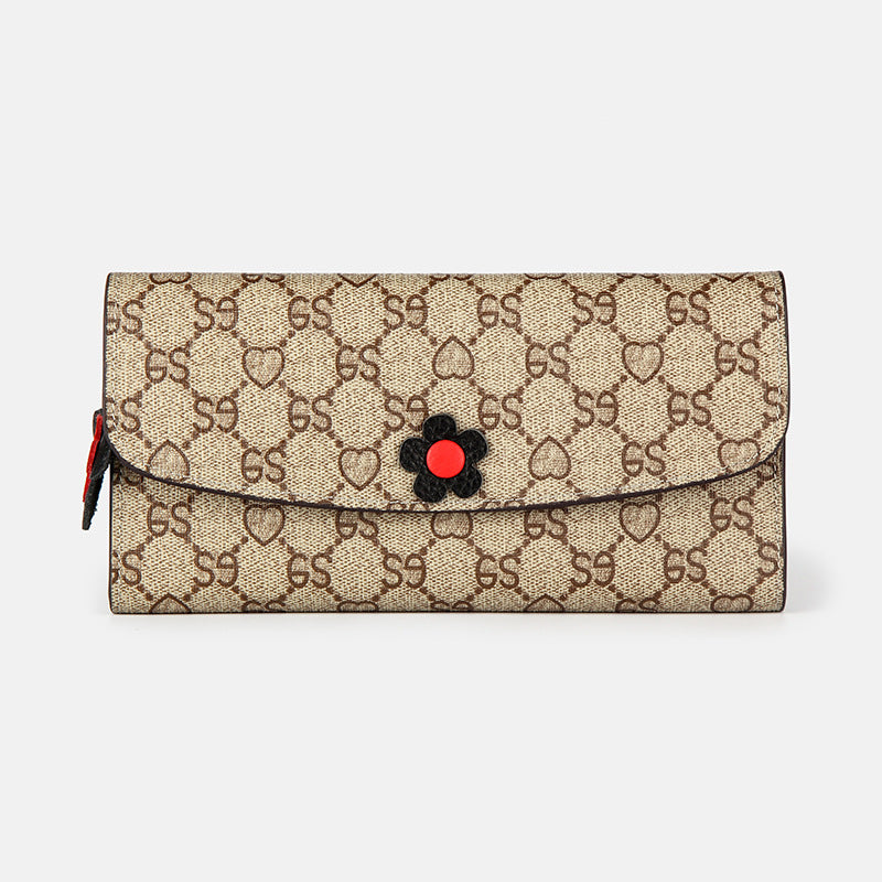 Long Genuine Leather Large Capacity Multifunctional Ladies Wallets