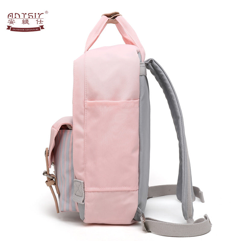 Comfortable Creative Female Mummy Striped Male Backpacks