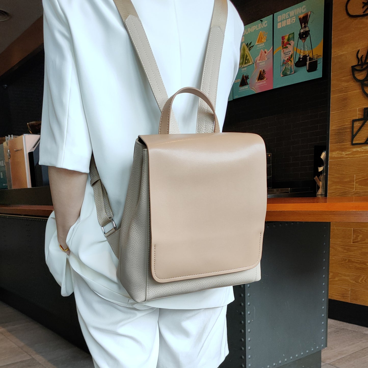 Women's Simple Korean Style Fashion High Sense Backpacks